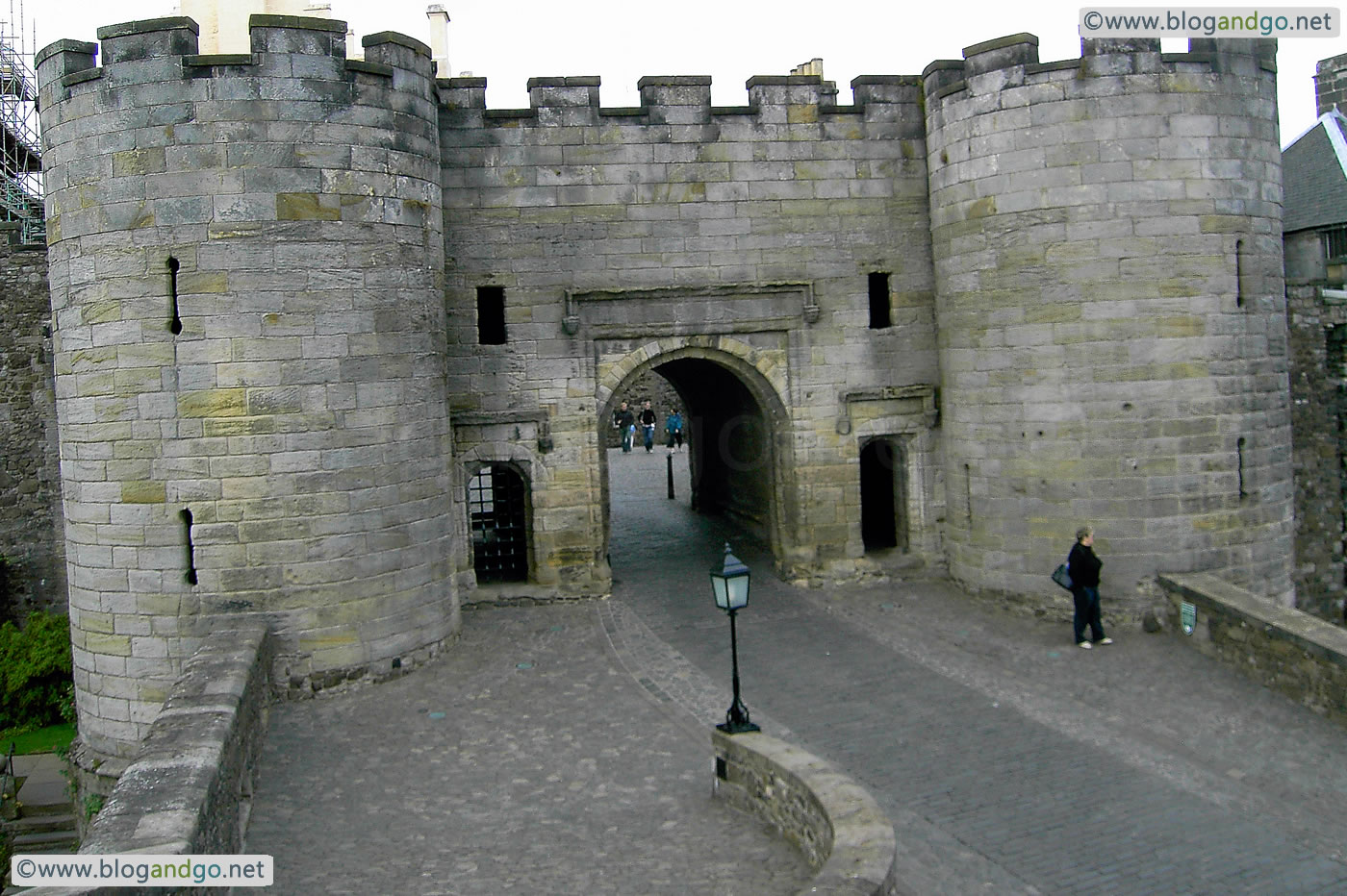 Stirling - The entrance to Stirling castle
